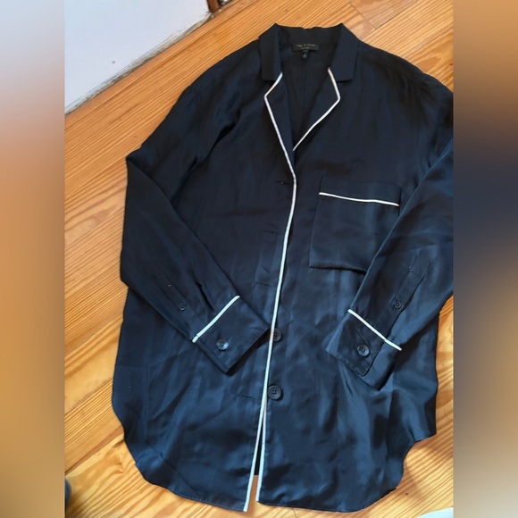 Rag & Bone 100% Silk Alyse Top - Picture 2 of 4